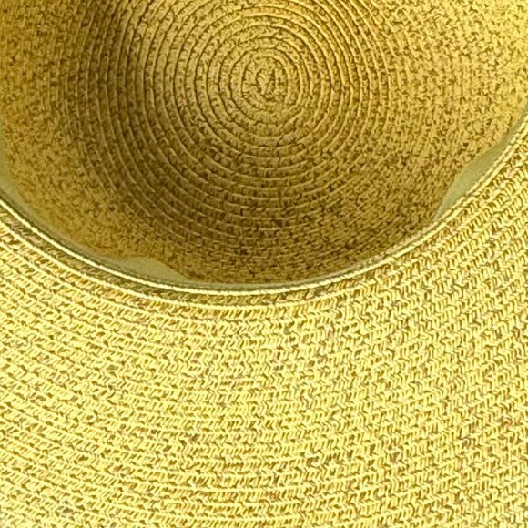 NWOT San Diego Hat Company Wide Brim Yellow Hat - Picture 7 of 9